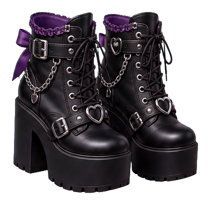Preview for Black Platform Boots Sticker