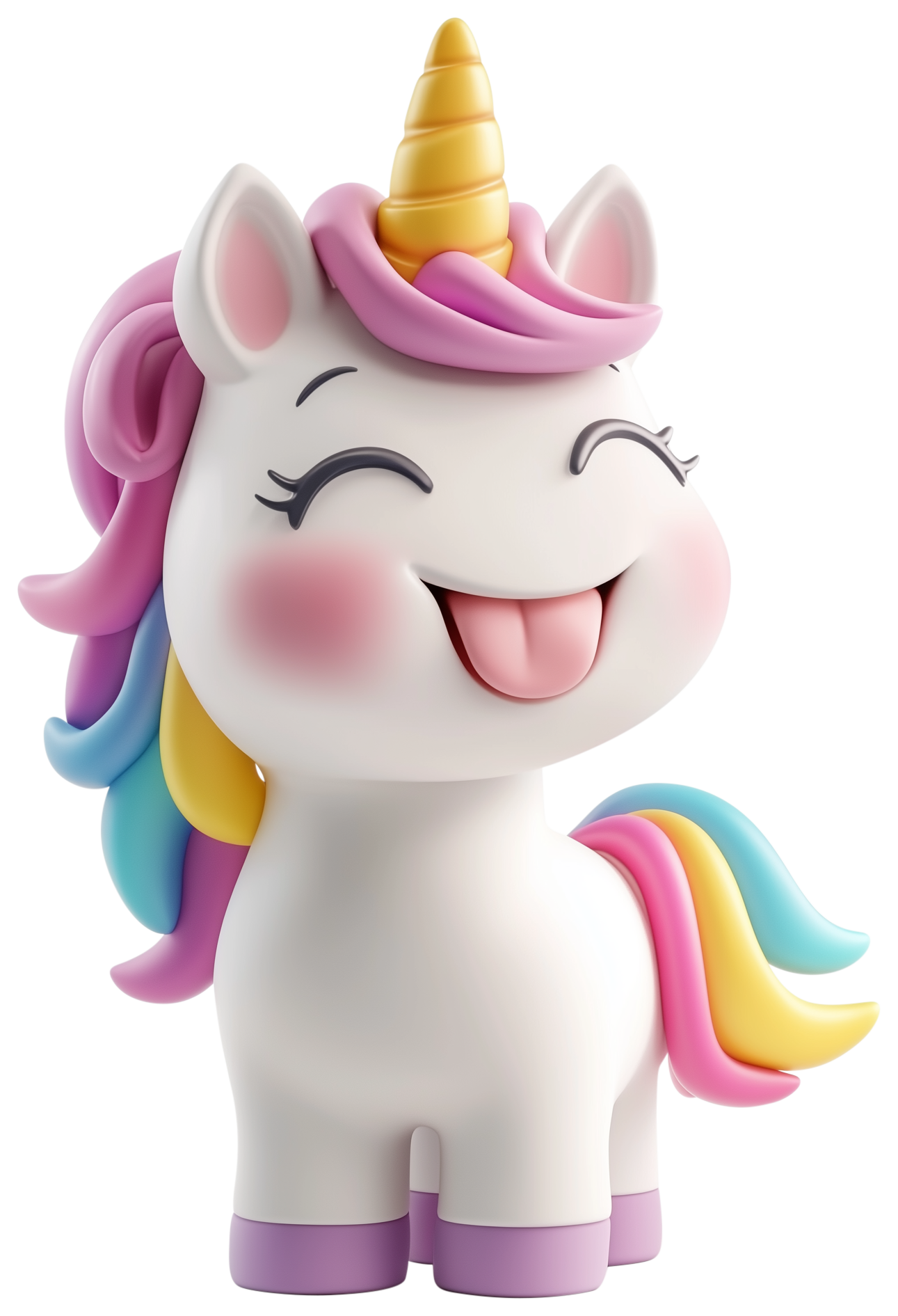 Preview for Cute Unicorn Emoji Sticker