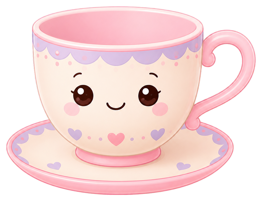 Preview for Kawaii Teacup Blank Sticker