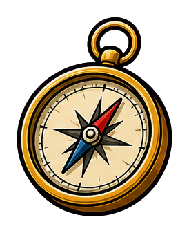 Preview for Compass Sticker For Adventure Designs