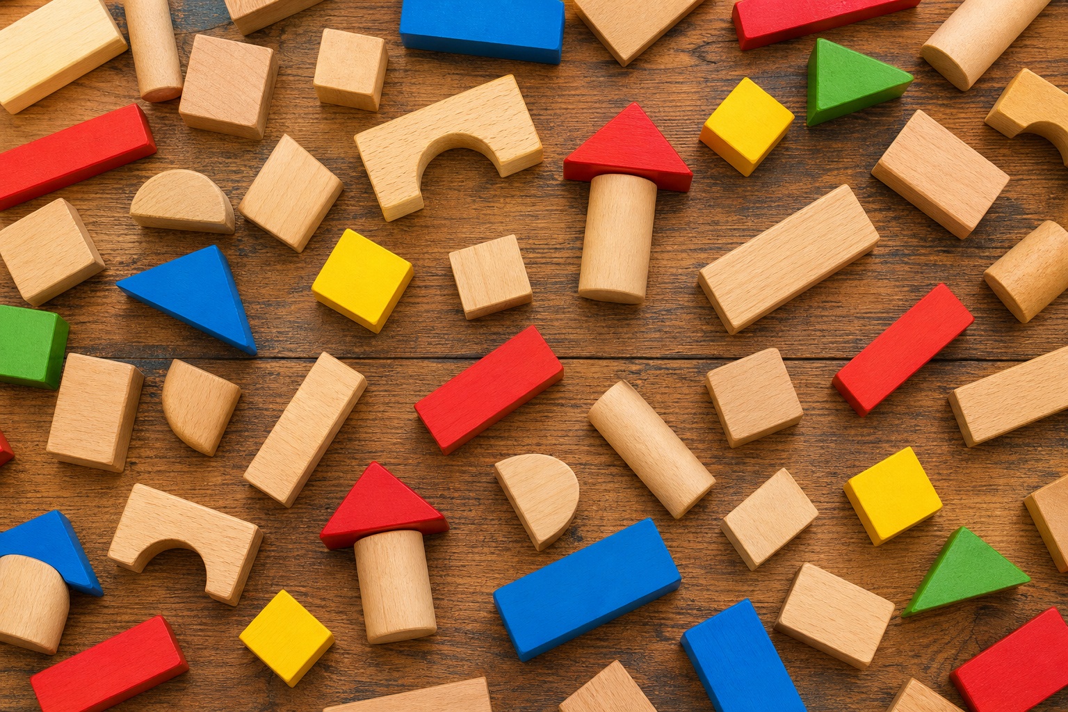 Preview for Wooden Blocks Abstract Stock Background