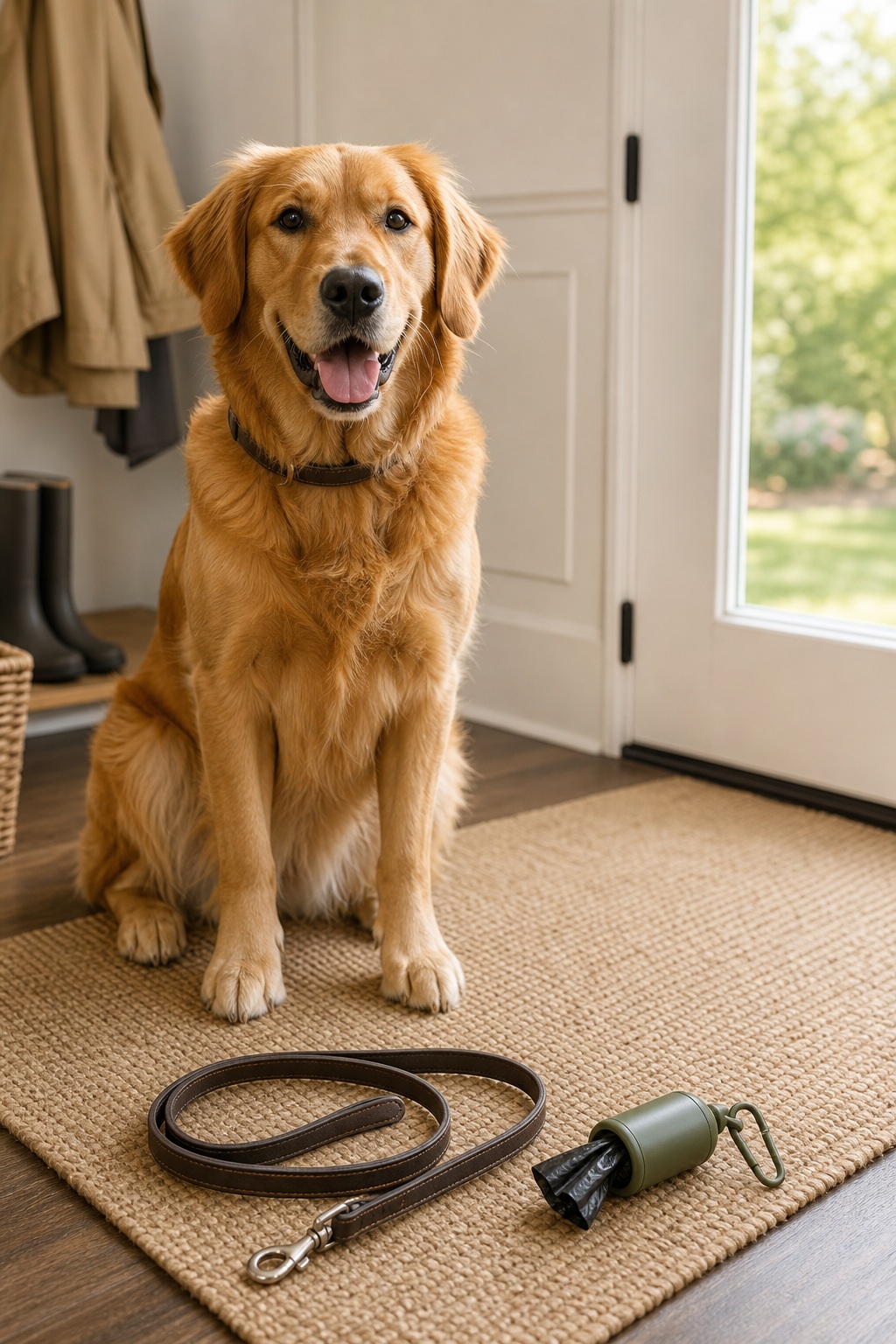 Preview for Golden Retriever Entryway Background