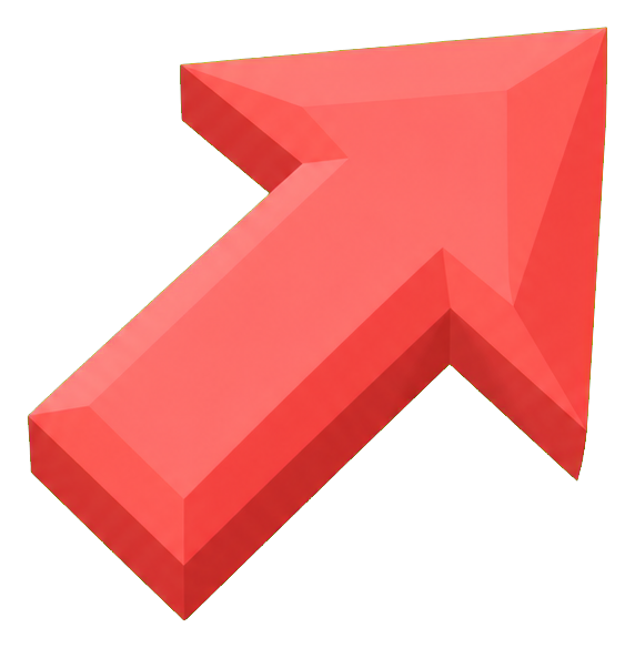 Preview for Geometric Arrow Dimensional Sticker