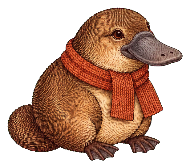Preview for Platypus In A Scarf