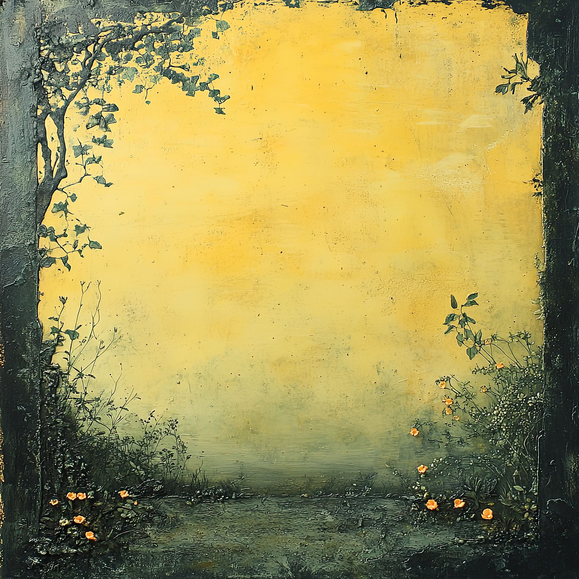 Preview for Mysterious-yellow-landscape-simple-backdrop-background-73657