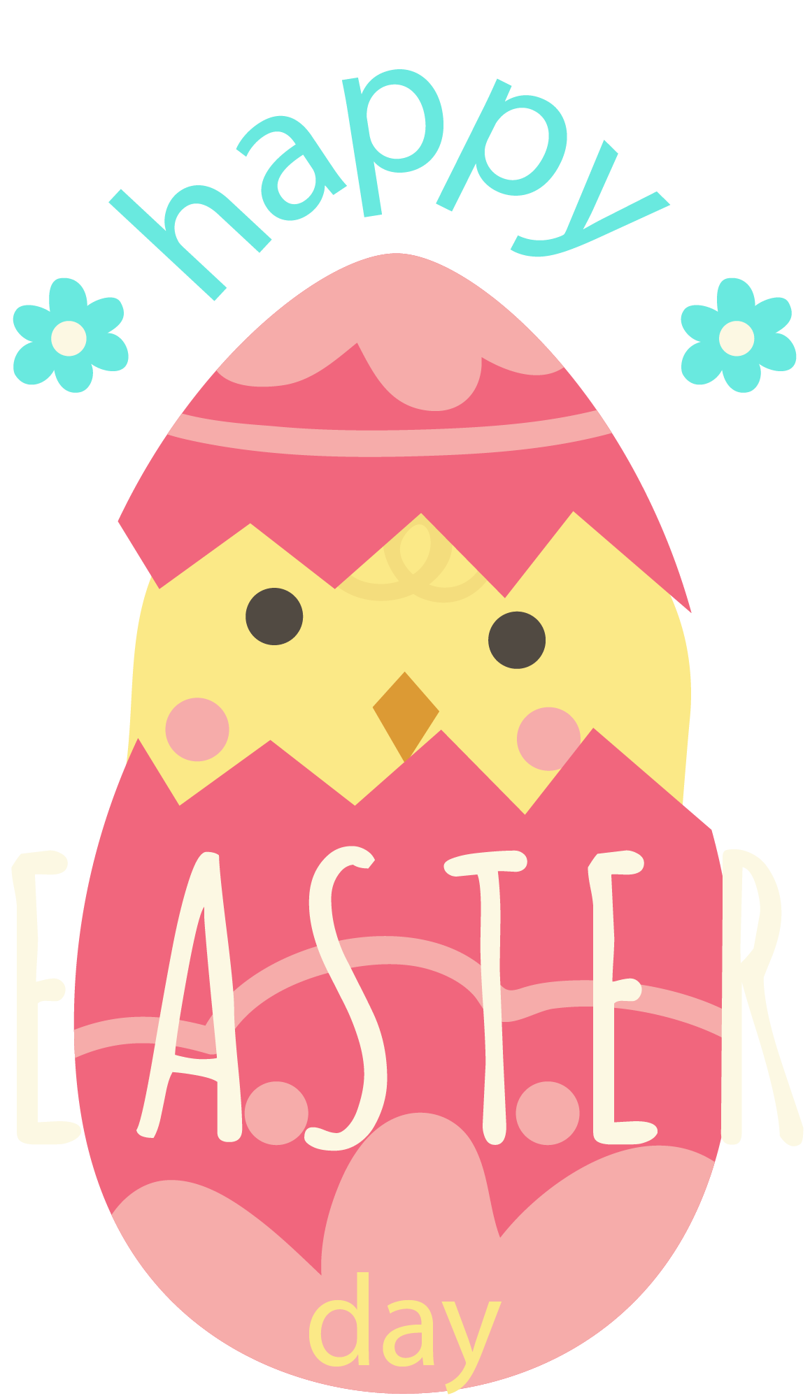 Preview for Happy-easter-day-illustration-easter-text-sticker-93af4