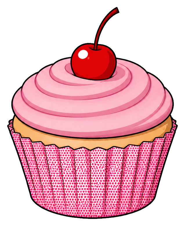 Preview for Pop Art Cupcake Sticker