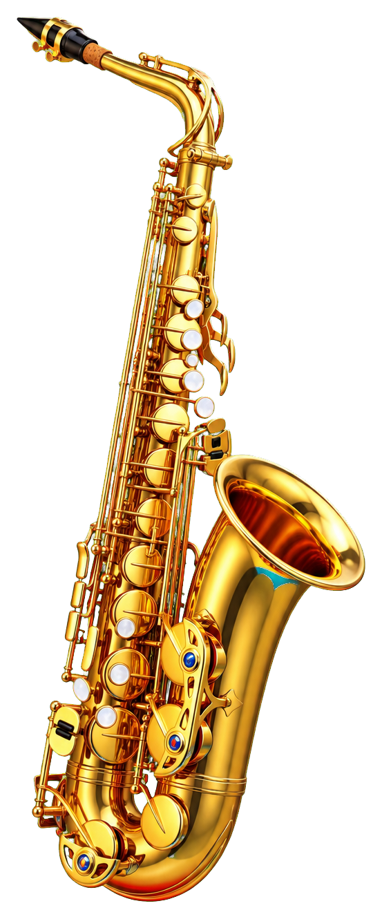 Preview for Gold Saxophone Sticker Graphic