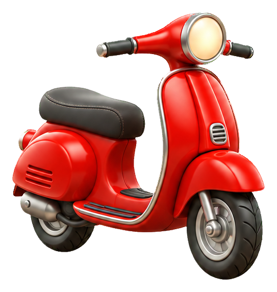 Preview for 3d Tiny Vehicles Scooter