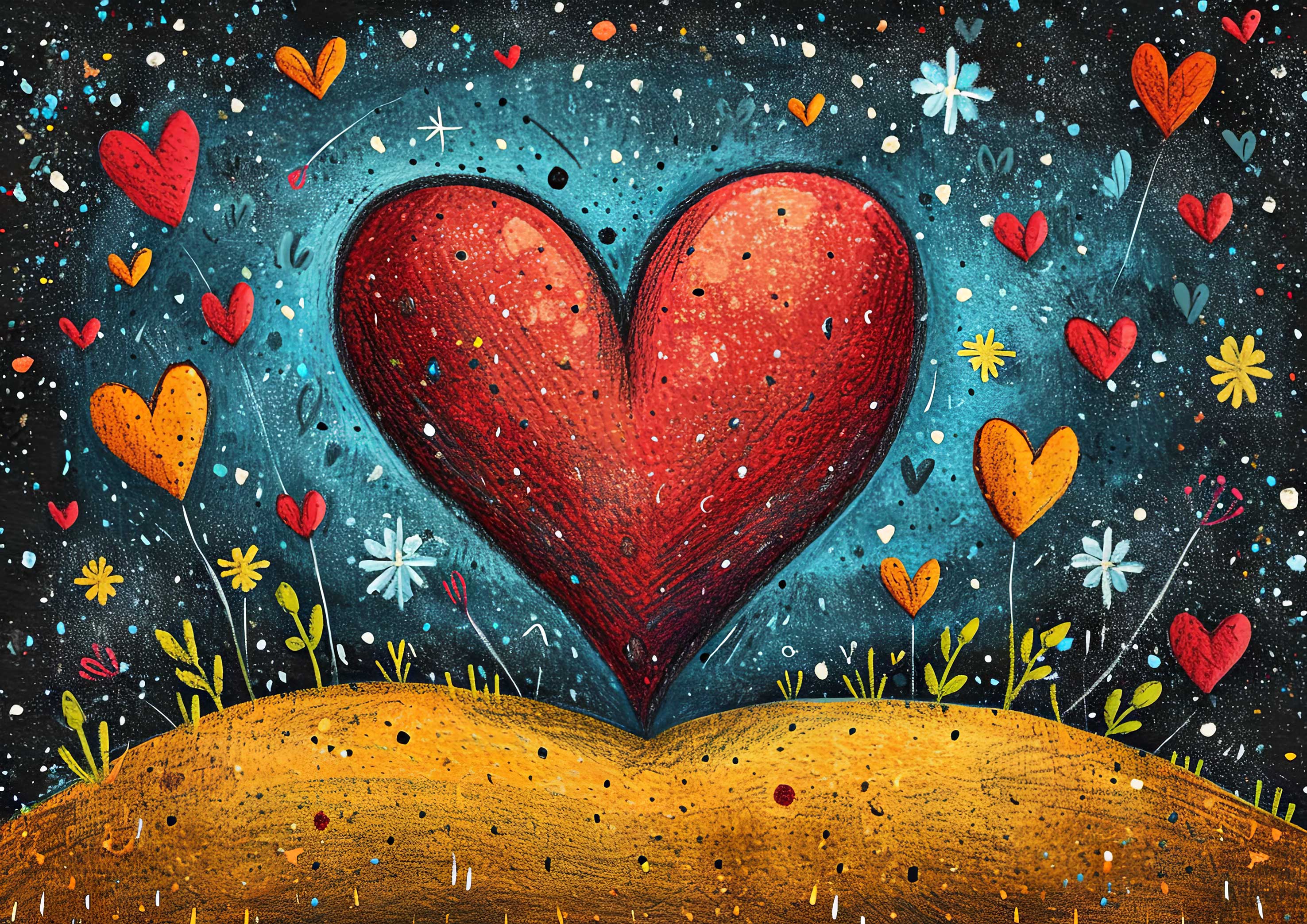 Preview for Heartfelt-moments-under-starry-skies-love-background-28008