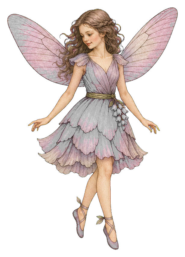 Preview for Wisteria Ribbon Fairy Sticker