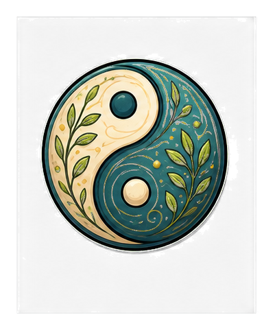 Preview for Yin Yang Swirl Sticker