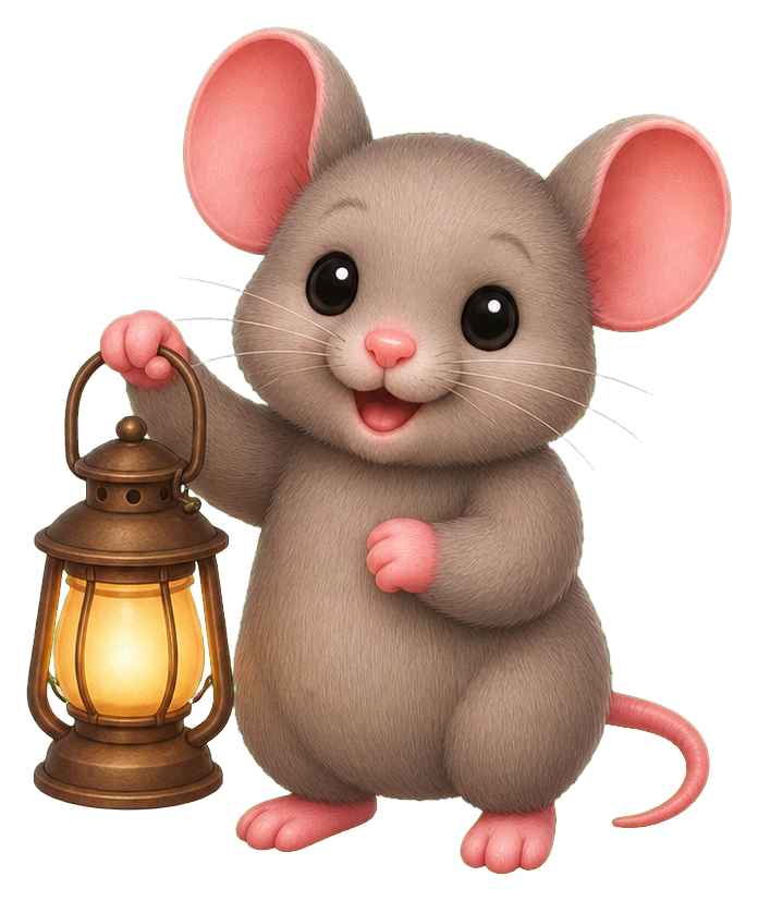 Preview for Mouse Lantern Sticker