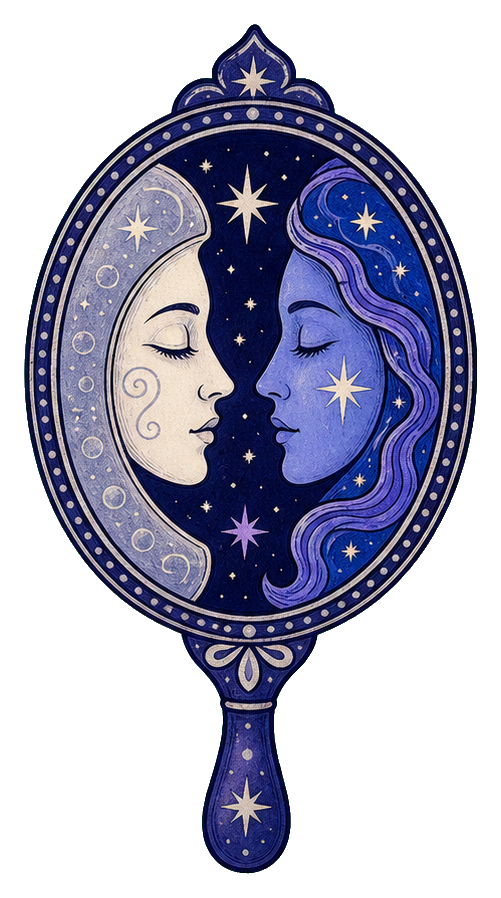 Preview for Amethyst Gemini Mirror Sticker