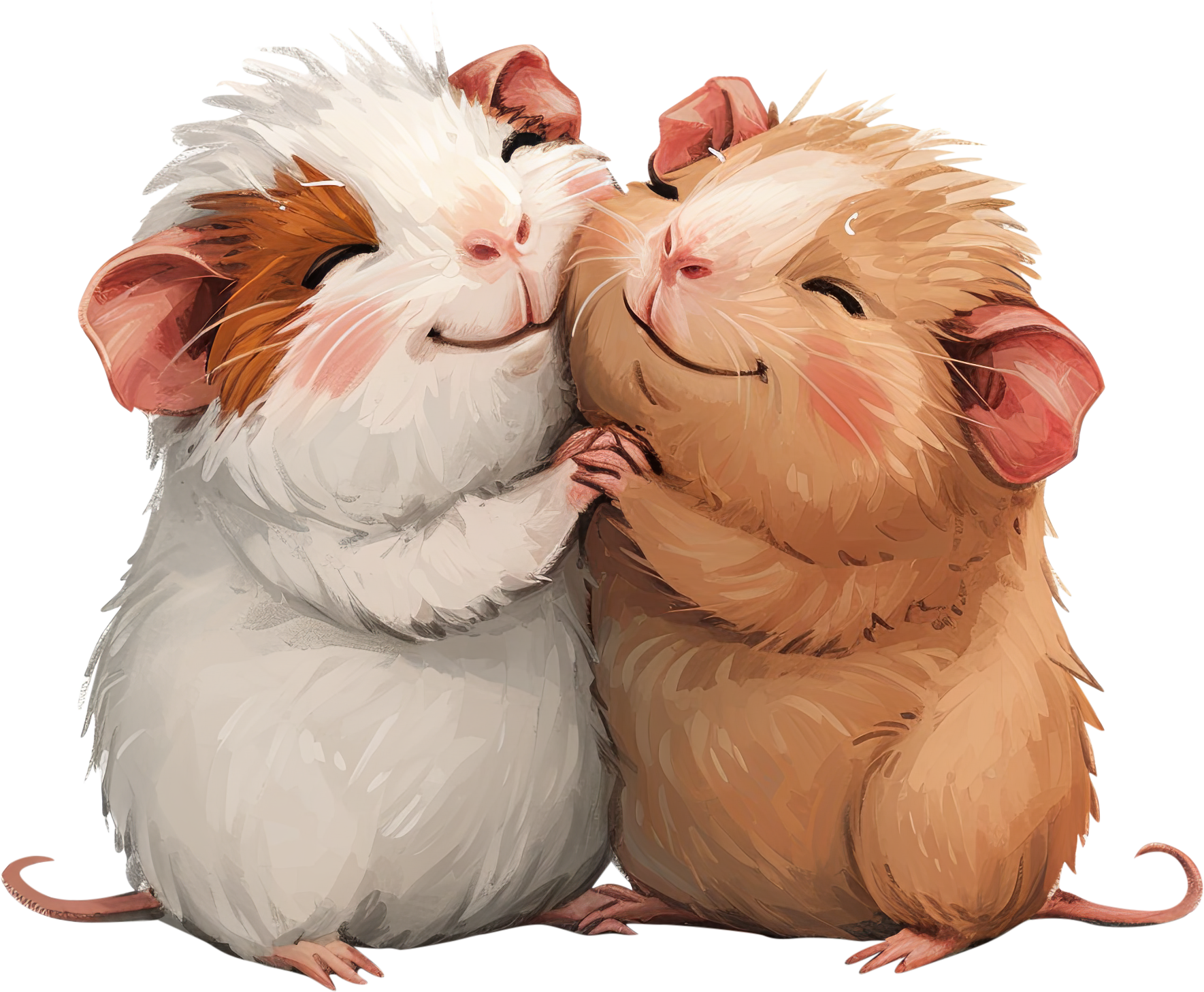 Preview for Guinea-pigs-friendship-illustration-love-characters-sticker-8ef51