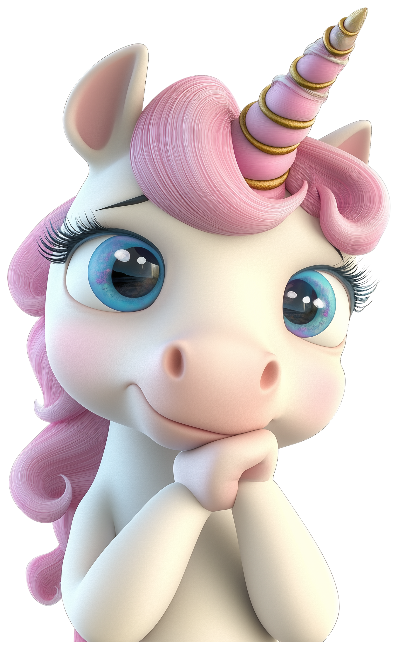 Preview for Unicorn Emoji Sticker Graphic