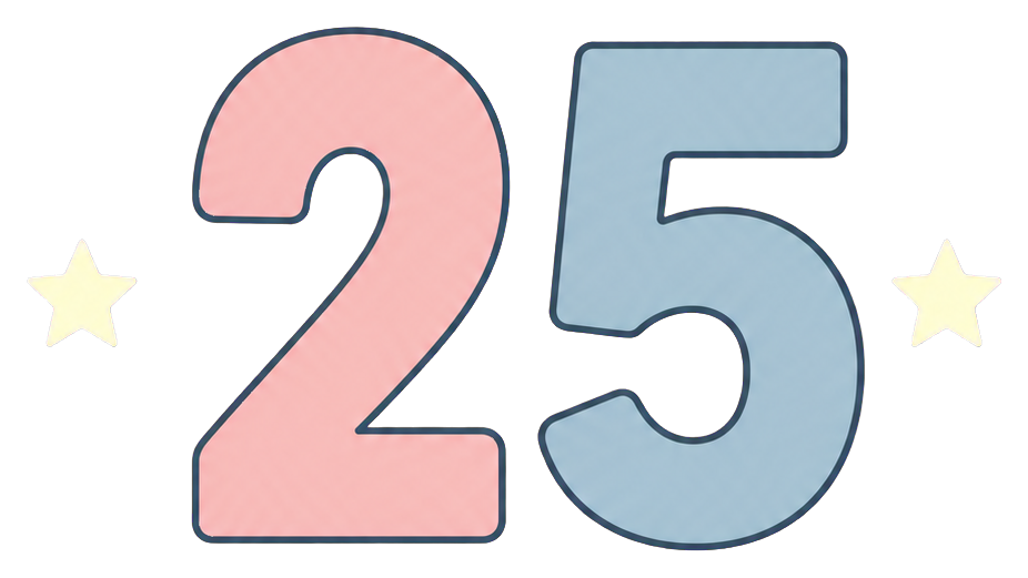 Preview for 25 Pastel Star Birthday Number Sticker