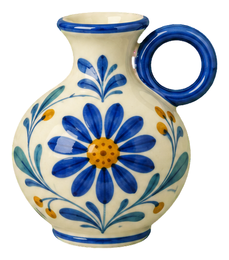 Preview for Porcelain Flower Vases Ring Handle Vase