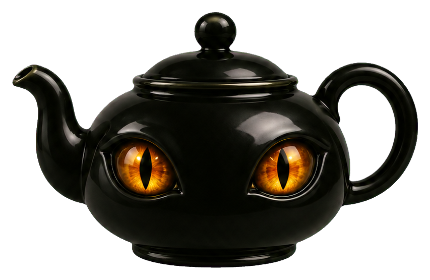 Preview for Leering Midnight Teapot