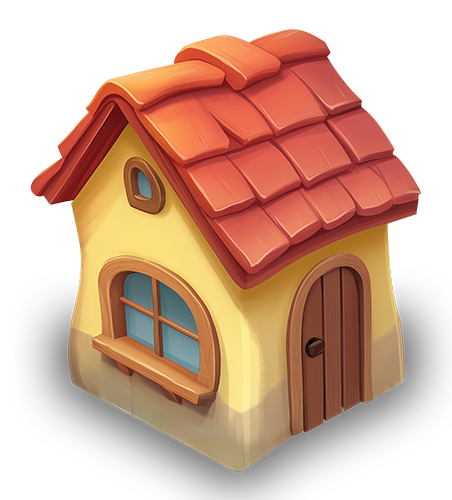 Preview for Cartoon-house-illustration-building-sticker-5381f