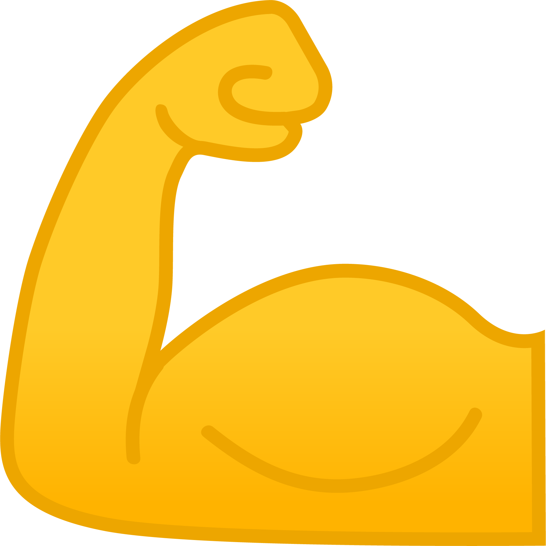Preview for Flexed-arm-icon-design-emoji-classic-sticker-b513a