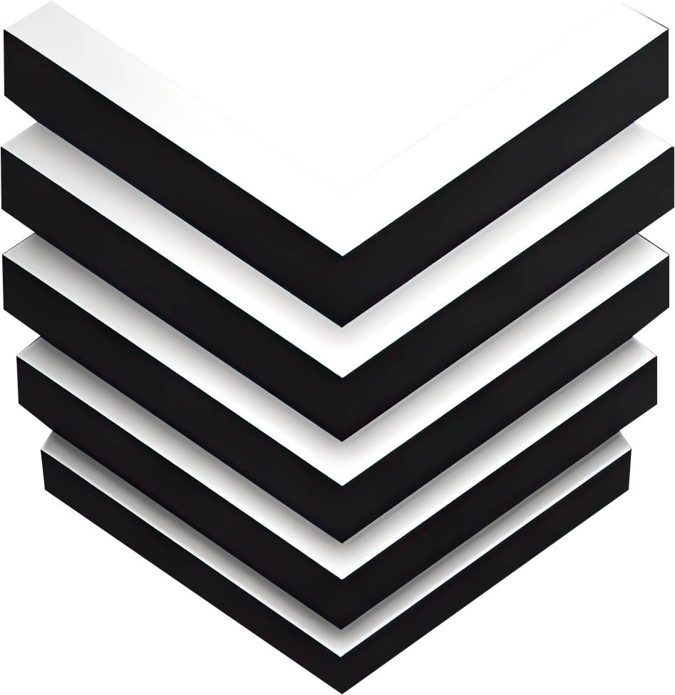 Preview for Layered-chevron-icon-design-logo-geometric-sticker-90616