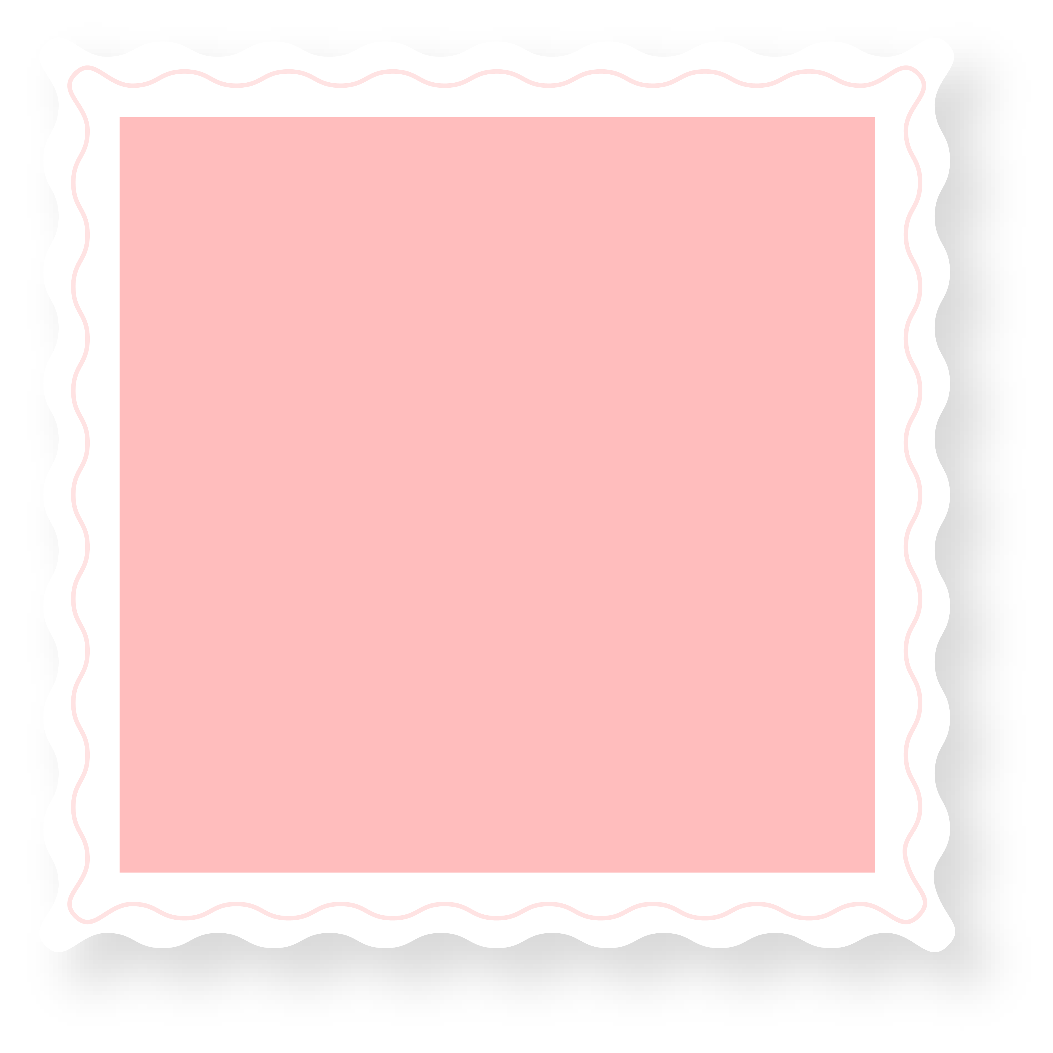 Preview for Pink-square-frame-design-love-design-sticker-0afe5