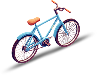 Preview for Pixel-art-bicycle-illustration-islandobjects-sticker-c19fa