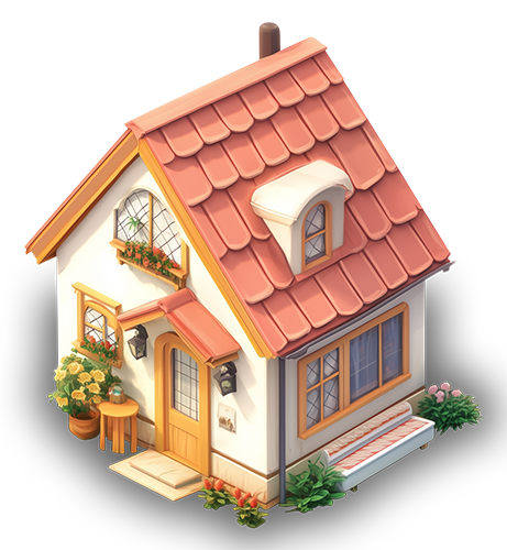 Preview for Cozy-cottage-illustration-building-sticker-e66b0