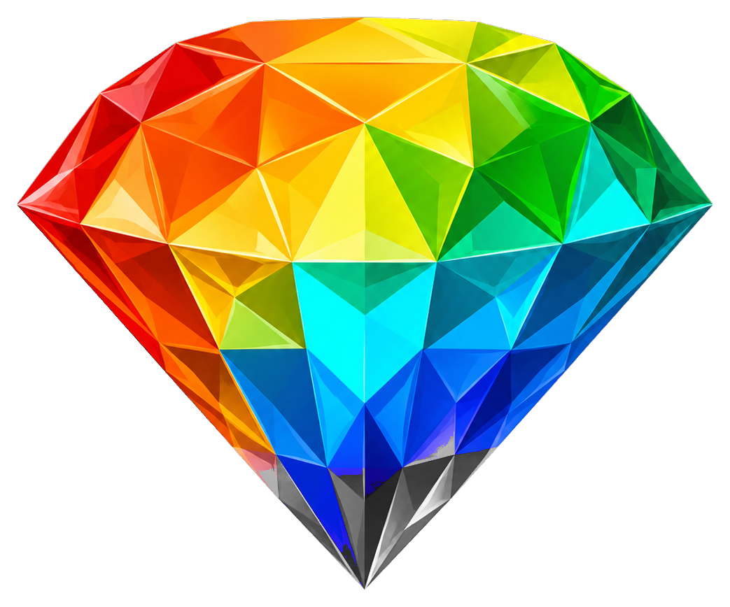 Preview for Rainbow Gem Sticker For Creative Designs