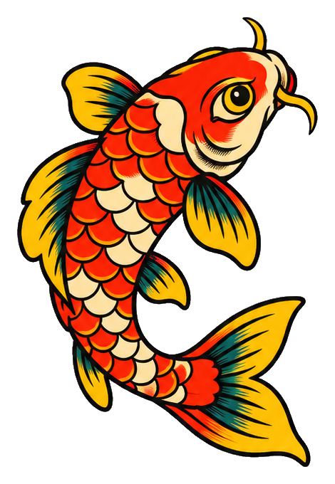 Preview for Tattoo Flash Koi