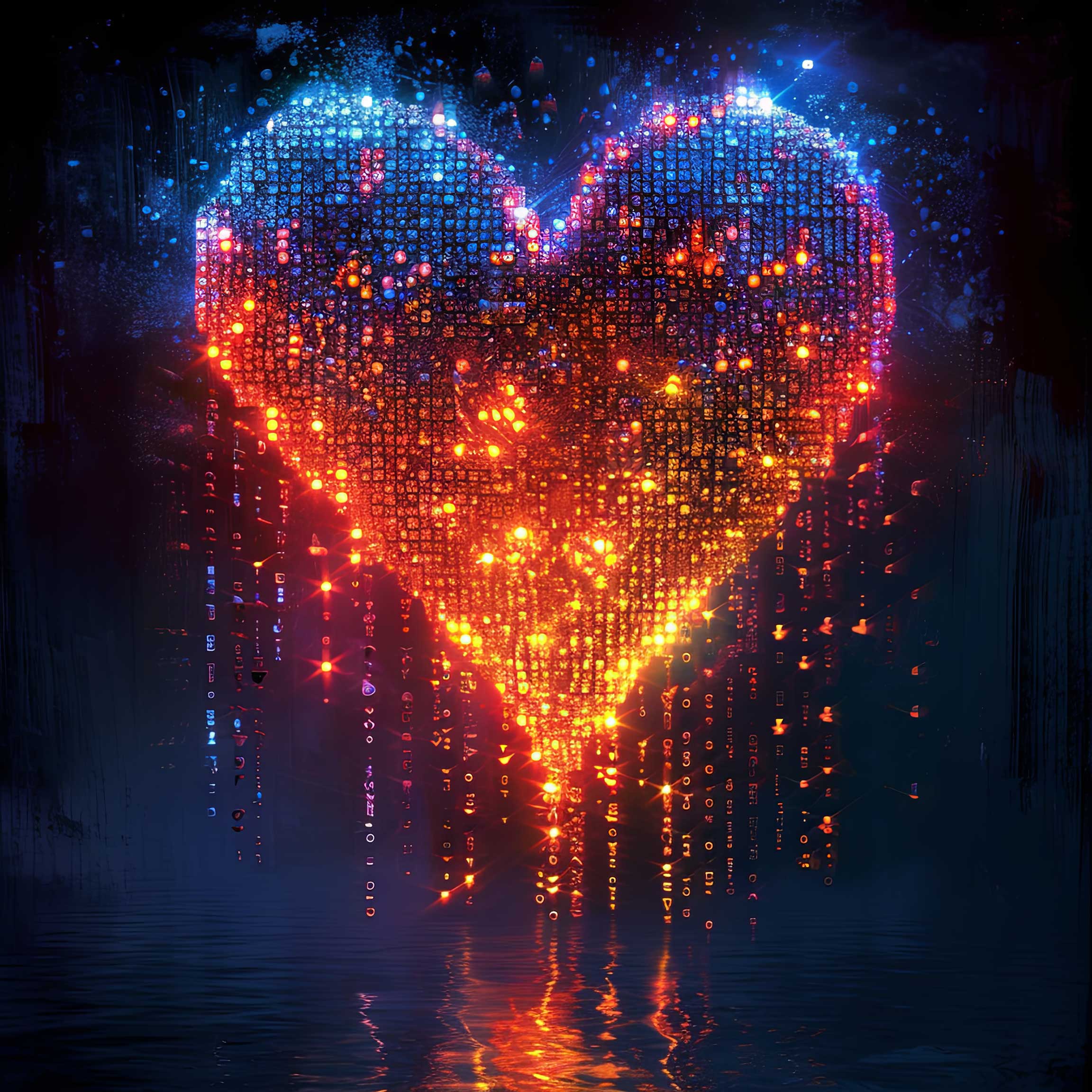 Preview for Glowing-heart-symbol-love-background-727de