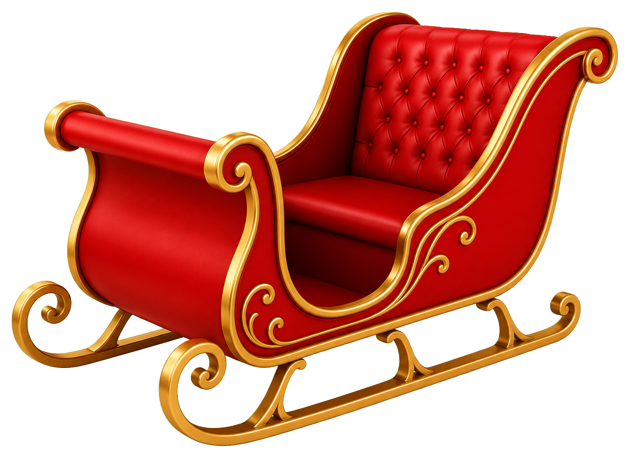 Preview for Christmas Sleigh Sticker Graphic