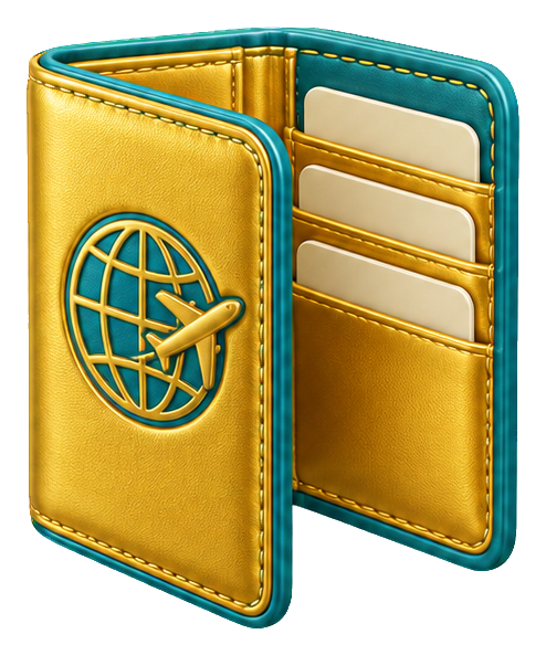 Preview for 3d Travel Essentials Ticket Wallet