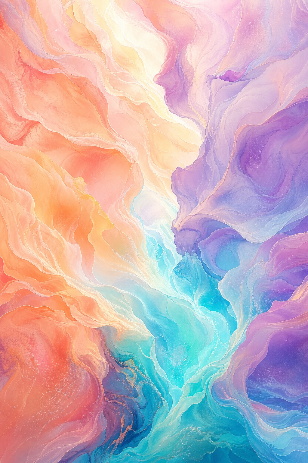 Preview for Vertical Pastel Canyon Abstract Background