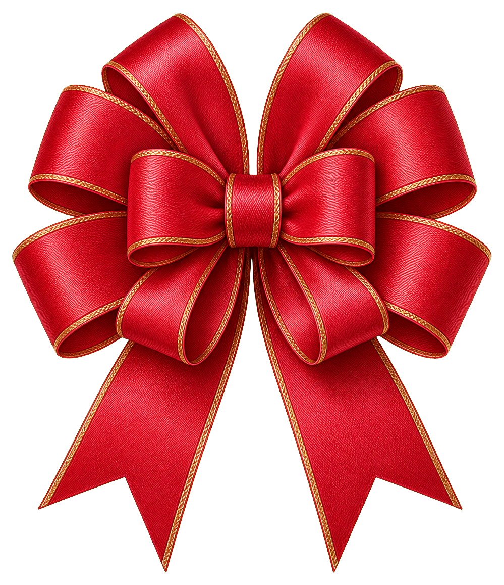 Preview for Red Gift Top Bow Sticker