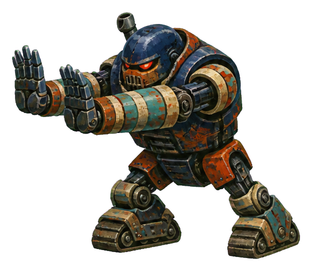 Preview for Teal Boiler Bot Action Sticker