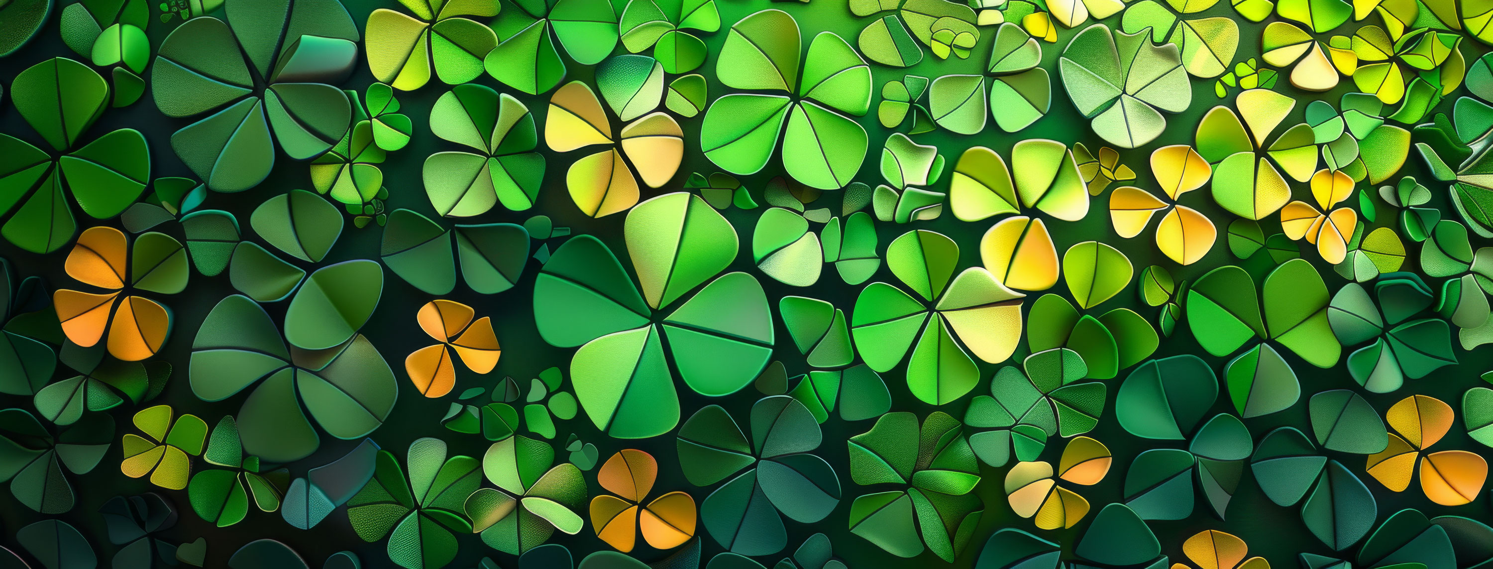 Preview for Clover-pattern-background-st-patricks-08342