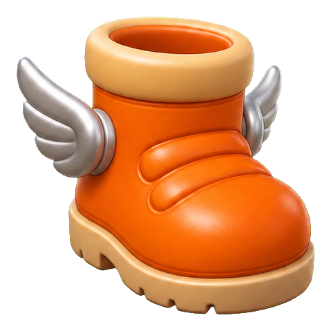 Preview for Winged Jump Boot Sticker