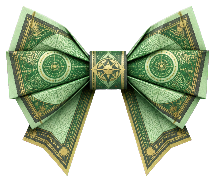 Preview for Cash Bow Sticker For Money-themed Designs