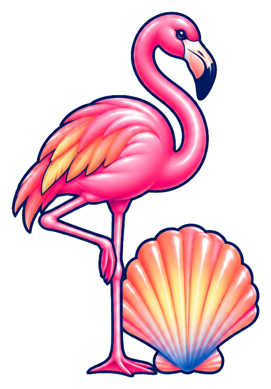 Preview for Seashell Flamingo