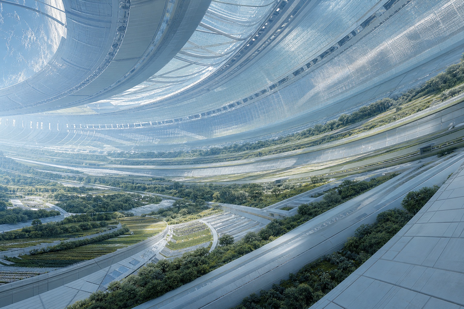 Preview for Orbital Habitat Background Stock Image