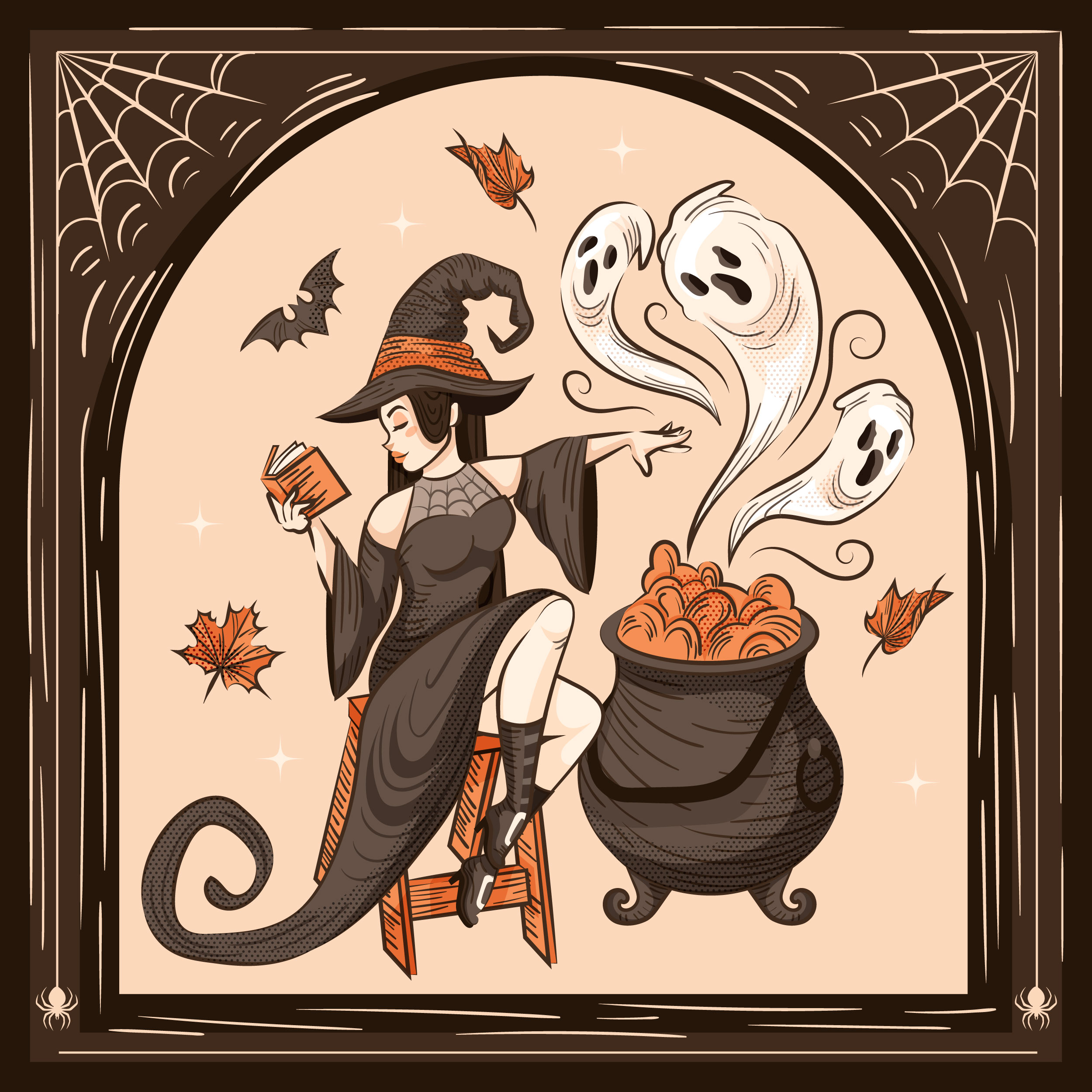 Preview for Halloween-witch-illustration-background-78afc