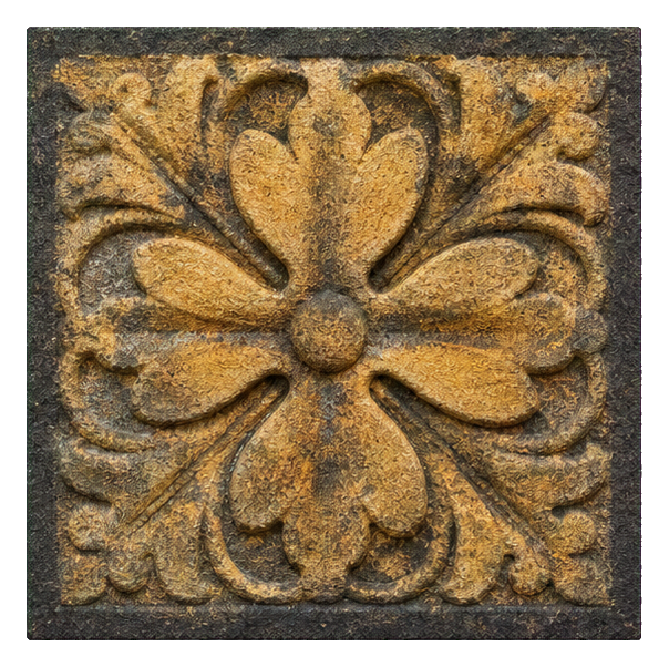 Preview for Stone Relief Square Sticker