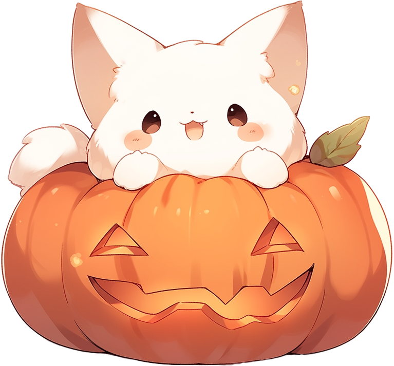 Preview for Halloween-cat-pumpkin-cartoon-pumpkins-sticker-24951
