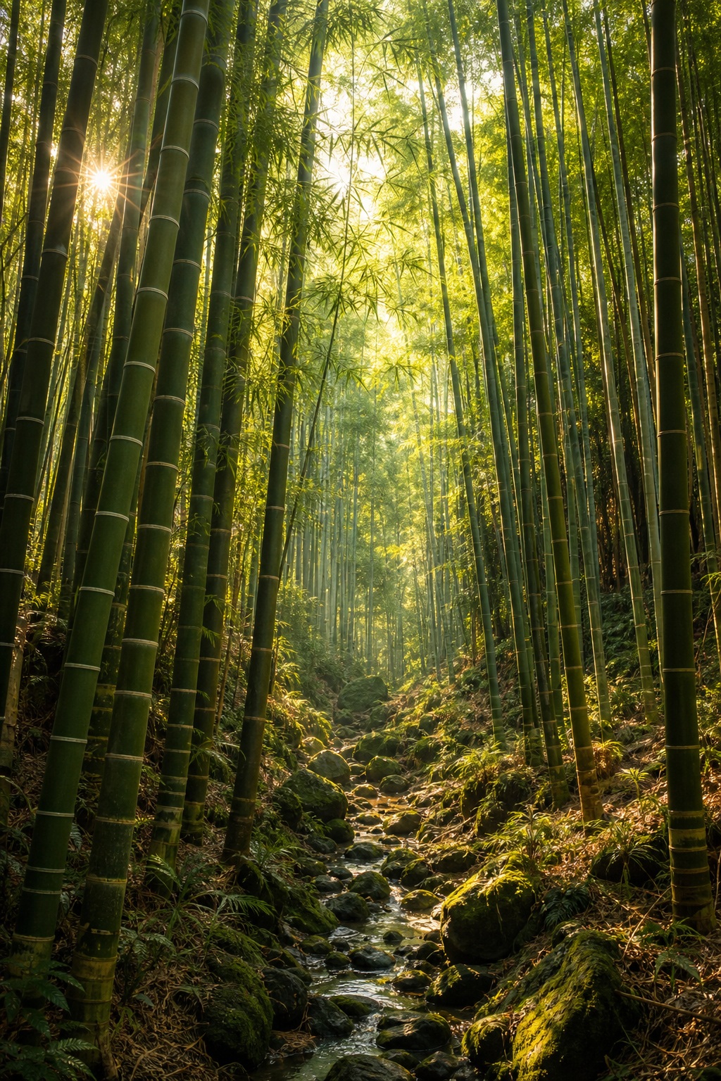 Preview for Bamboo Old Forest Background