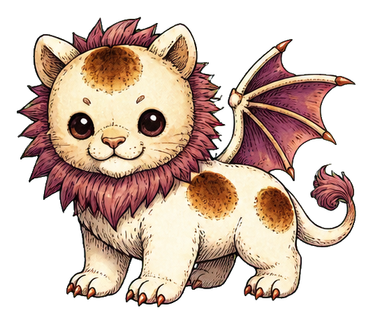 Preview for Marshmallow Manticore Sticker