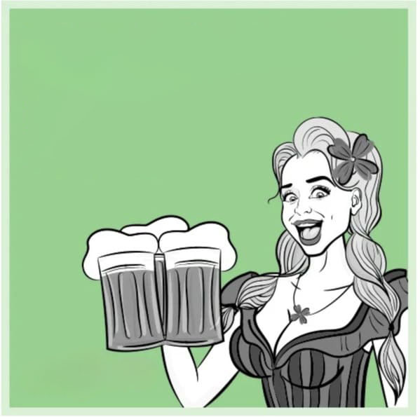 Preview for Woman-enjoying-beer-st-patricks-background-9b041