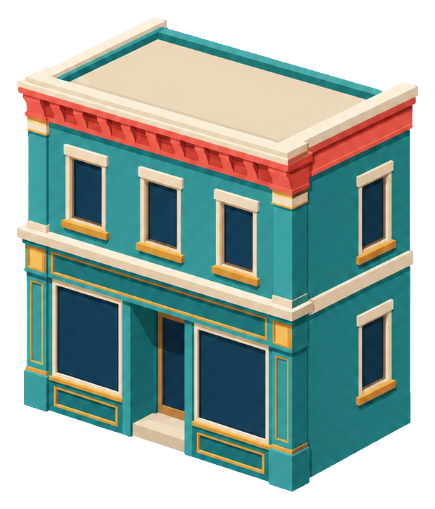 Preview for Isometric City Buildings Bicycle Shop