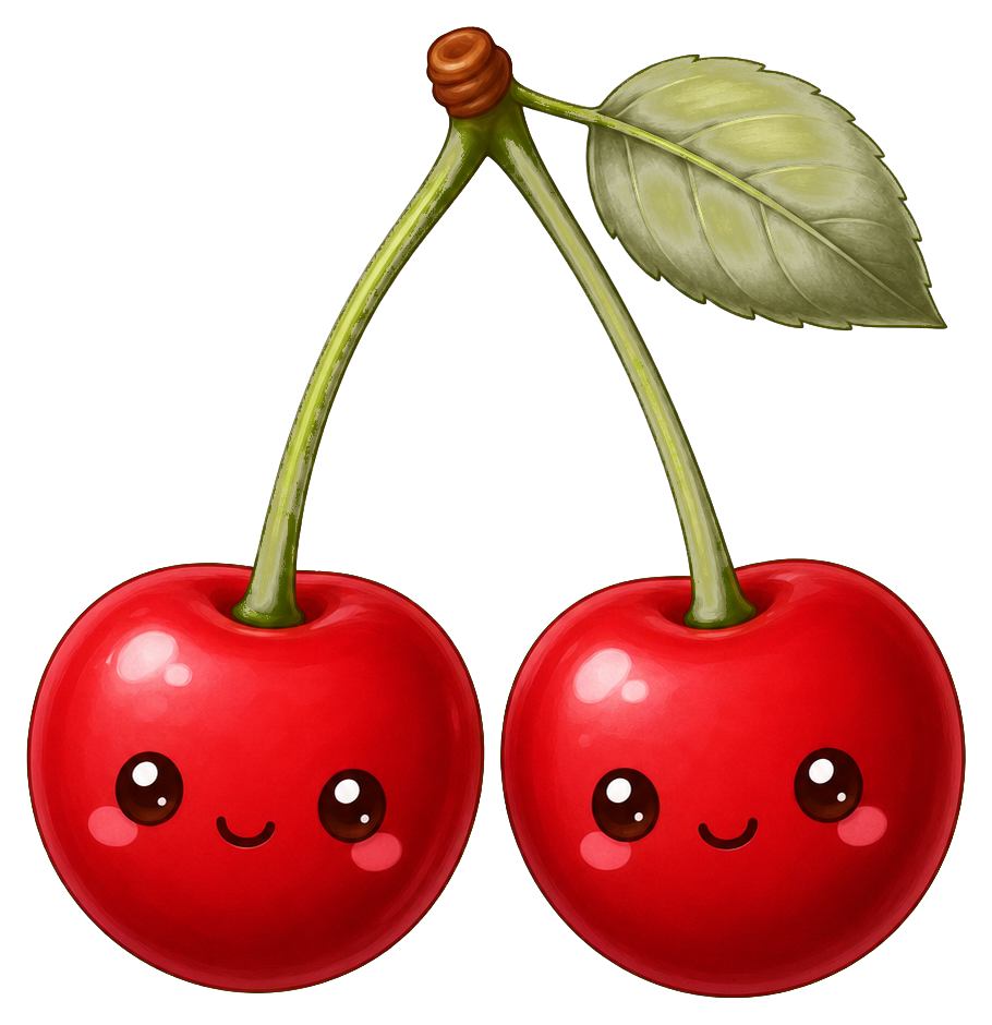 Preview for Cute Cherry Pair Sticker